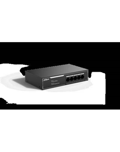 Коммутатор SG1005LP, кол-во портов: 4x1 Гбит/с, кол-во SFP/uplink: RJ-45 1x1 Гбит/с, PoE: 4x30 Вт (макс. 36 Вт) (DH-SG1005LP) Dahua