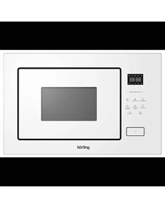 Встраиваемая микроволновая печь KORTING KMI 827 GW, белое стекло Korting