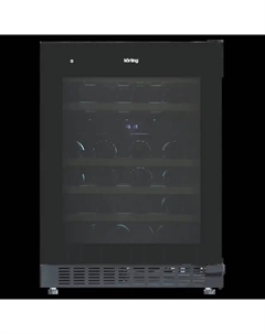 Встраиваемый винный шкаф KORTING KFW 803 DB GN, черное стекло Korting