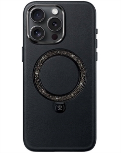 Чехол Dancing Circle Series MagSafe для iPhone 16 Pro, черный Pynana