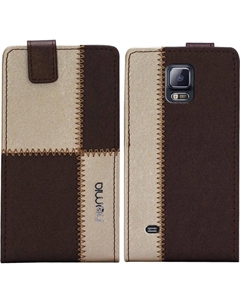 Чехол для Samsung Galaxy Note 4 SM-N910F Numia Flipstyle Коричнево-бежевый