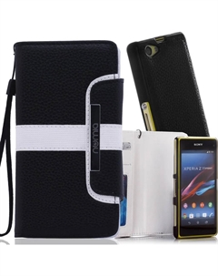 Чехол для Sony Xperia Z1 Compact (D5503) Numia Bookstyle 2 в 1 черный белый