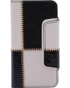 Чехол для Samsung Galaxy S5 SV G900F / G900H Numia Bookstyle Шаблон шва Черно-белый