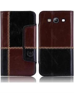 Чехол для Samsung Galaxy S3 (i9300) numia книжный узор, черно-коричневый Numia