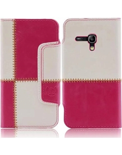 Чехол для Samsung Galaxy S3 Mini (i8190) строчка в стиле книги numia розово-белая Numia