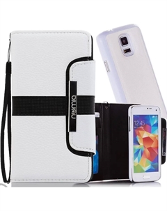 Чехол для Samsung Galaxy S3 Mini (i8190) Numia Bookstyle 2 в 1 бело-черный