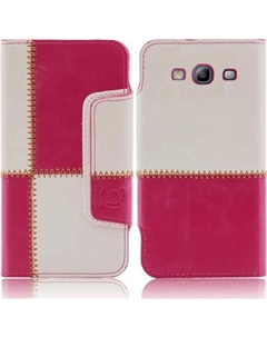Чехол для Samsung Galaxy S3 (i9300) строчка в стиле книги numia розово-белая Numia