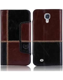 Чехол для Samsung Galaxy S4 mini (i9190) (i9195) numia book style узор шва черно-коричневый Numia