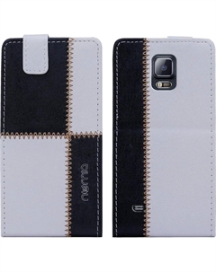 Чехол для Samsung Galaxy Note 4 SM-N910F Numia Flipstyle бело-черный