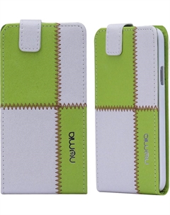Чехол для Sony Xperia go (ST27i) numia Flipstyle White-GrÃ1/4n Numia