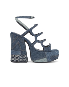 Платформа-сандалии kiki, indigo multi Marc jacobs
