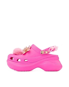 Сабо Womens Classic Bae Disruptive Platform Clog, цвет Electric Pink Crocs