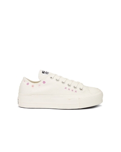 Кеды Chuck Taylor All Star Lift с цветочной вышивкой, egret, sugar berry & cactus bud Converse