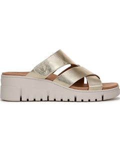 Босоножки на танкетке Uptown Sunset от, gold leather Vionic