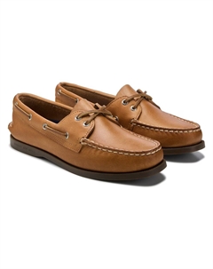 Оригинальные кожаные туфли-мокасины на два глазка, nutmeg tan Sperry
