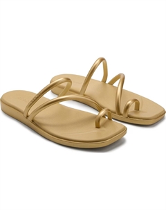 Сандалии с петлей для пальца, gold Crocs