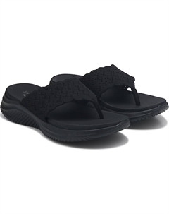 Сандалии-вьетнамки Ultra flex 3.0 rhythm waves, black Skechers