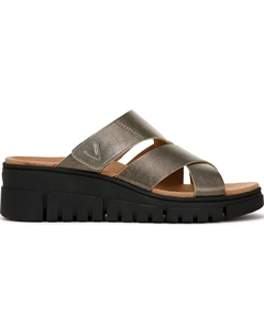 Босоножки на танкетке Uptown Sunset, gunmetal leather Vionic