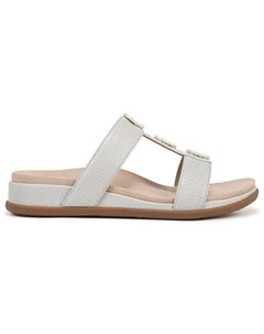 Слайд-сандалии Serra, taupe faux leather Vionic