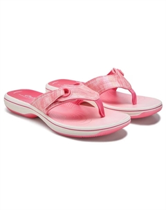 Breeze reyna cloudsteppers женские босоножки-шлепанцы, pink ombre Clarks