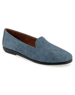 Мокасины на широкую ногу Betunia, blue denim textured fx lthr Aerosoles