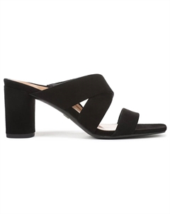 Босоножки на каблуке Merlot, black suede Vionic