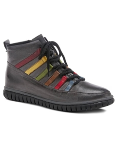 Ботильоны на шнуровке Mambo от, dark grey multi Spring step