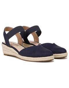 Kimmie эспадрильи на танкетке, navy fabric Lifestride