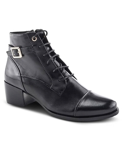 Ботильоны на шнуровке Buckleup, black Spring step