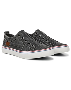 Слипоны, grey frayed twill Blowfish malibu