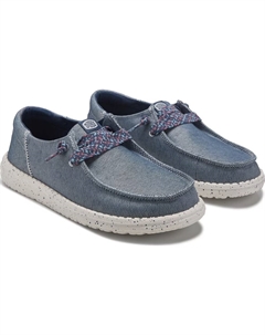 Wendy funk туфли-мокасины на резинке, navy blue Hey dude