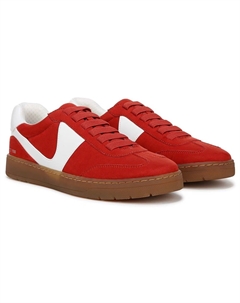 Кроссовки Ponti, красная ткань/белая искусственная кожа Franco sarto