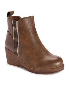 Туфли-ботильоны на танкетке, brown Muk luks