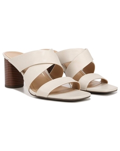 Босоножки на каблуке Merlot, white leather Vionic
