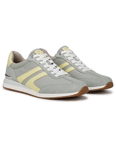 Кроссовки на шнурках Lorena, ткань и замша цвета пистачио Naturalizer