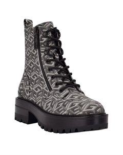 Ботинки комбат Fearne от, черный/серый логотип из синтетики Guess