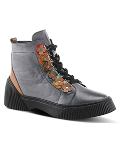 Ботинки на шнуровке Yeba, grey multi leather Spring step