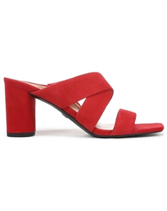 Босоножки на каблуке Merlot, red suede Vionic