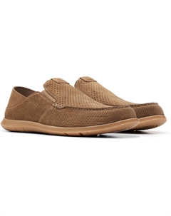 Лоферы Flexway Easy, цвет Light Tan Suede Clarks