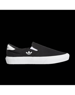 Тапочки Court Rallye Slip-On 'Core Black', черный Adidas