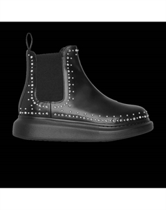 Ботинки Hybrid Chelsea Boot 'Black Studded', черный Alexander mcqueen