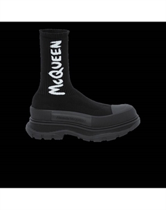 Ботинки Tread Slick Boot 'Black Graffiti', черный Alexander mcqueen