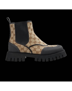 Ботинки GG Ankle Boot 'Beige Ebony', кремовый Gucci