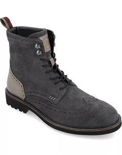 Мужские ботинки Welch Tru Comfort Foam Wingtip Ankle Boots, серый Thomas & vine