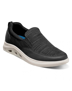 Трикотажные мокасины без шнурков с мок-носком, black multi Nunn bush