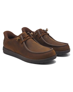 Slip-Ins melson кожаные мокасины без шнурков, dark brown Skechers