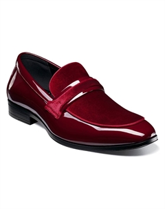 Мокасины Spratley saddle loafer, burgundy Stacy adams