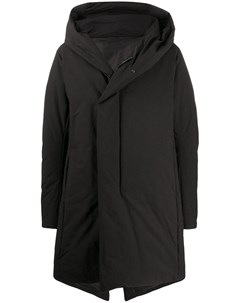Attachment пальто beaver с капюшоном 4 черный Attachment