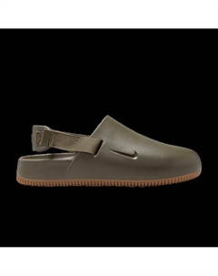 Мюли Calm Mule 'Medium Olive Gum', зеленый Nike