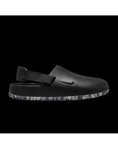 Мюли Calm Mule 'Dark Smoke Grey', черный Nike